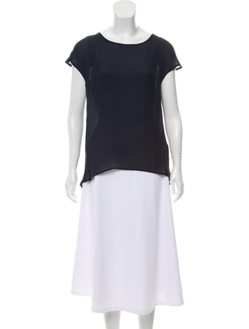 Eleventy Silk Cap-Sleeve Top w/ Tags
