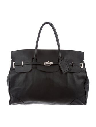 Eleventy Leather Travel Bag