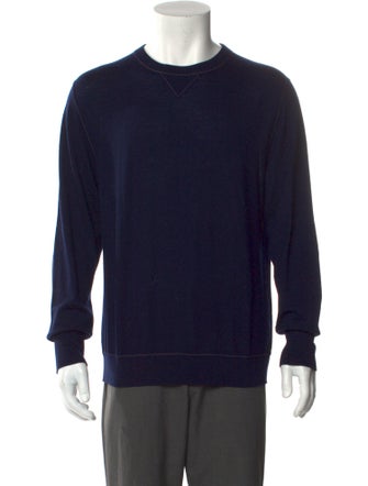 Eleventy Wool Scoop Neck Pullover