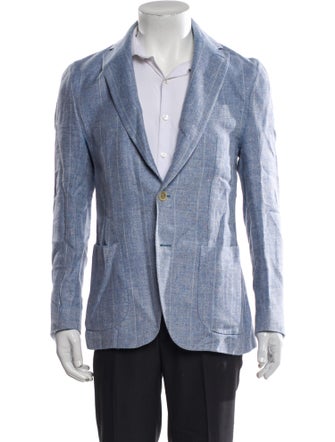 Eleventy Linen Peacoat