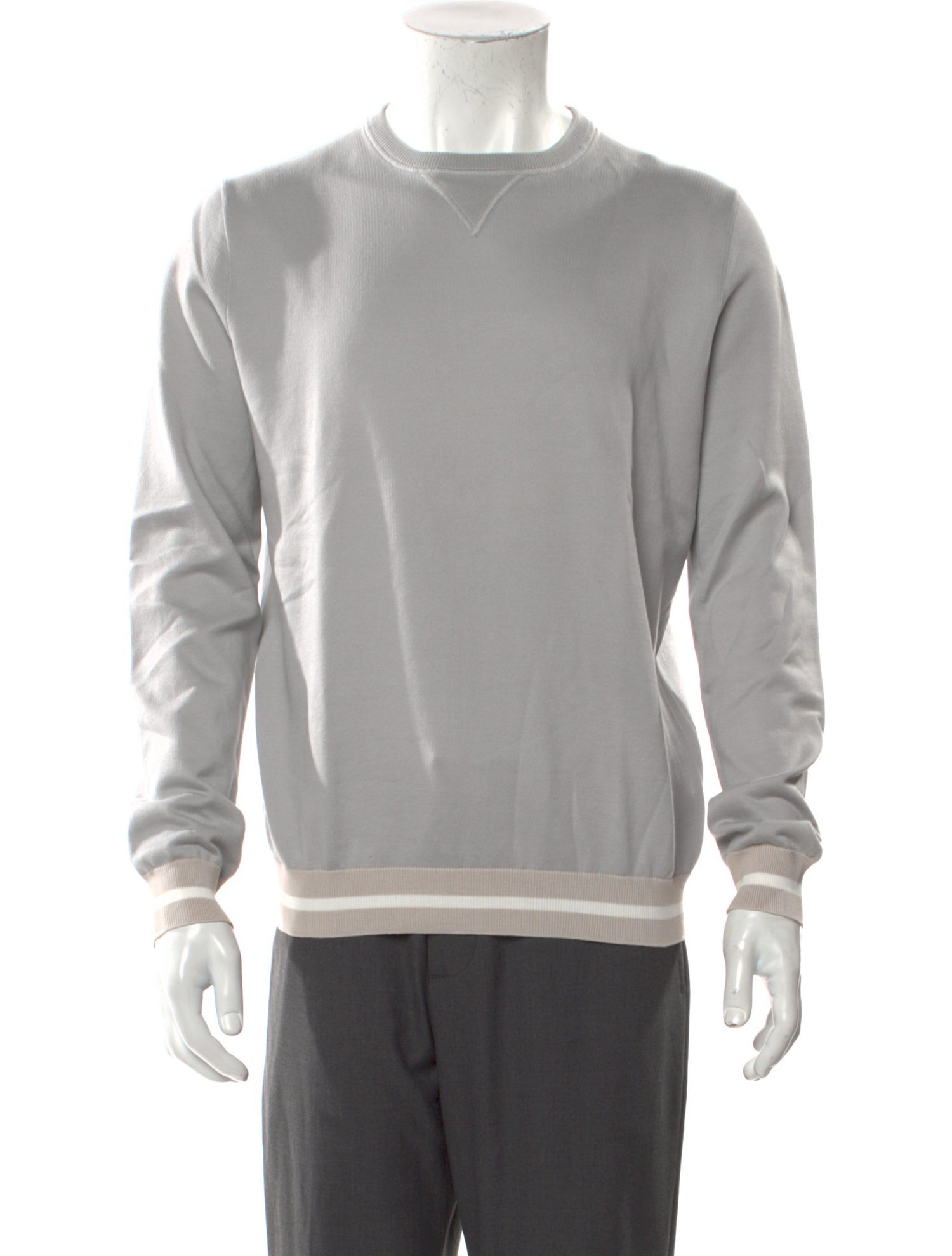 Eleventy Crew Neck Long Sleeve Pullover