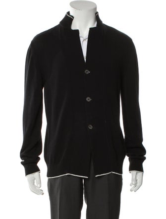 Eleventy Mock Neck Long Sleeve Cardigan