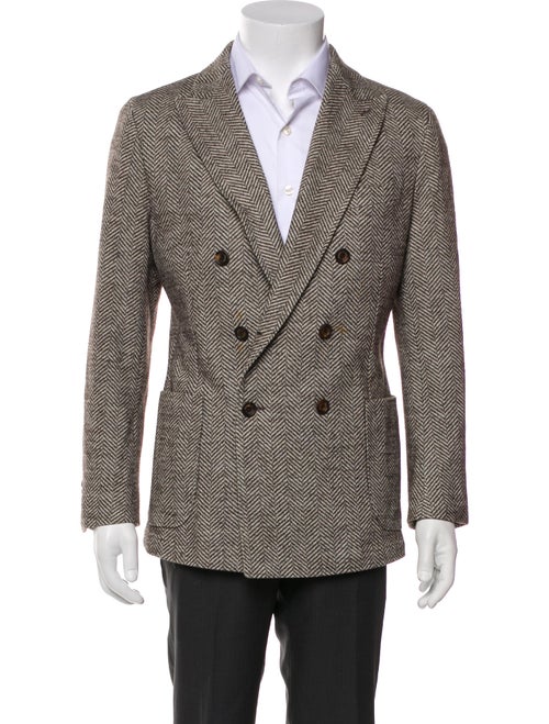 Eleventy Tweed Pattern Blazer