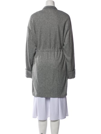 Eleventy Wool Tweed Pattern Coat