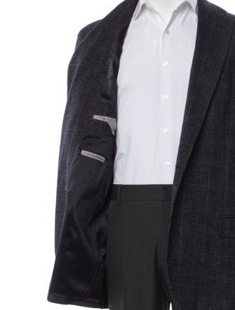 Eleventy Houndstooth Print Blazer