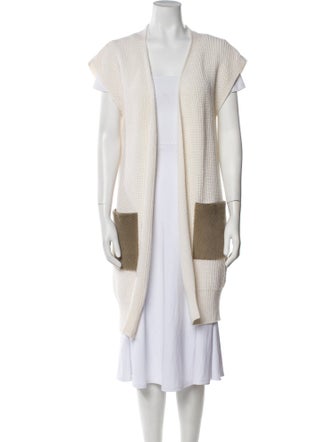 Eleventy Wool Open Front Sweater