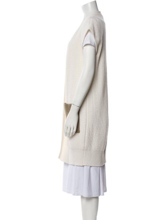 Eleventy Wool Open Front Sweater