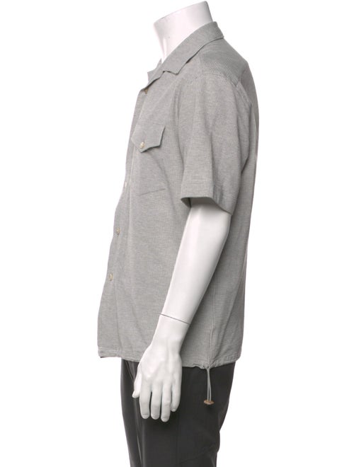 Eleventy Striped Short Sleeve Shirt