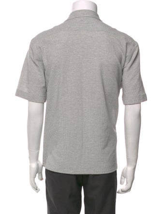 Eleventy Striped Short Sleeve Shirt