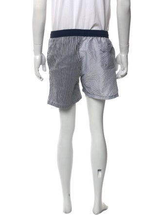 Eleventy Striped Swim Trunks