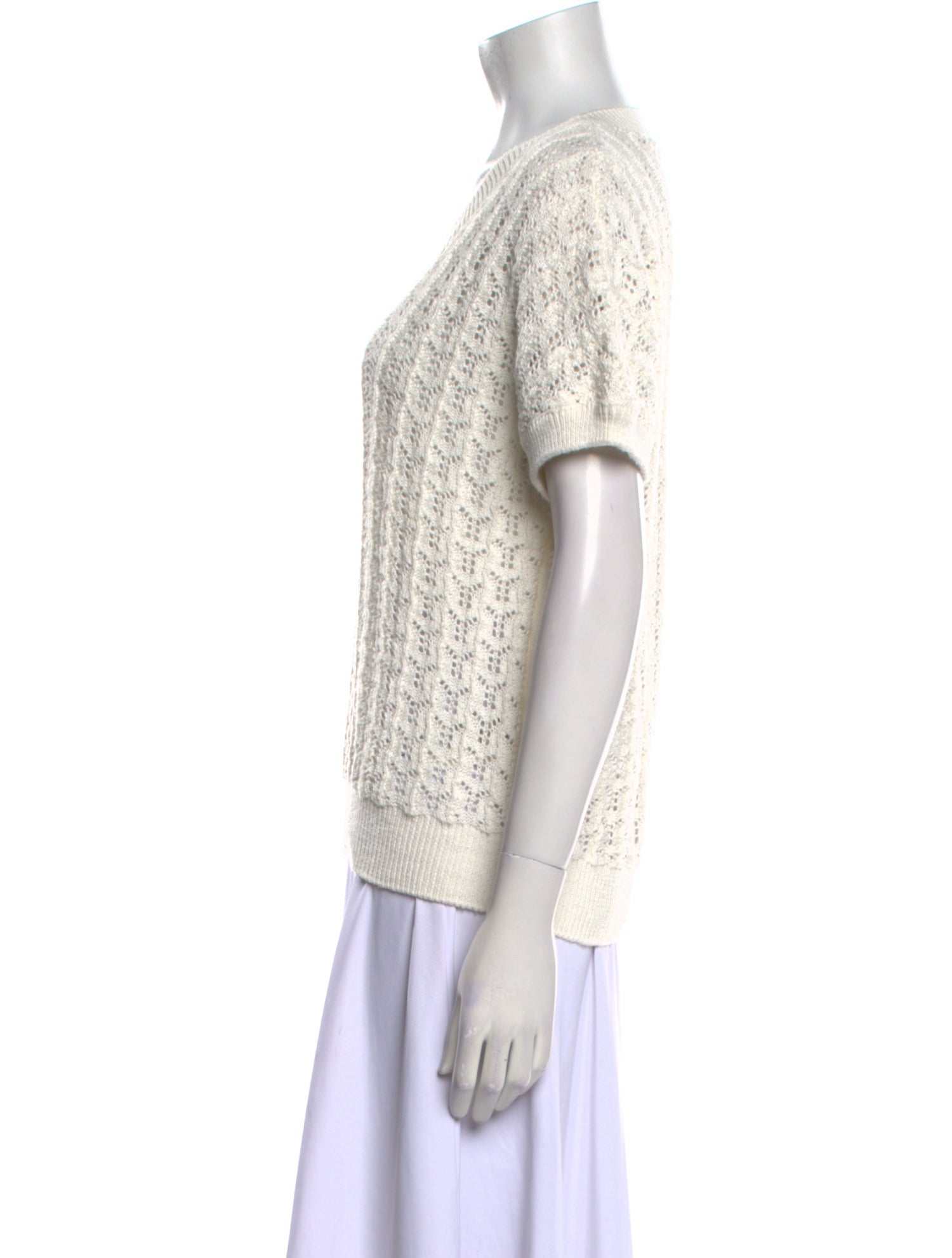 Eleventy Linen V-Neck Sweater