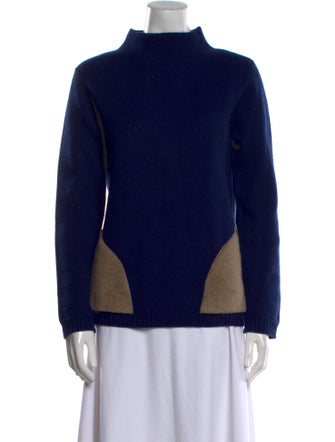 Eleventy Wool Colorblock Pattern Sweater