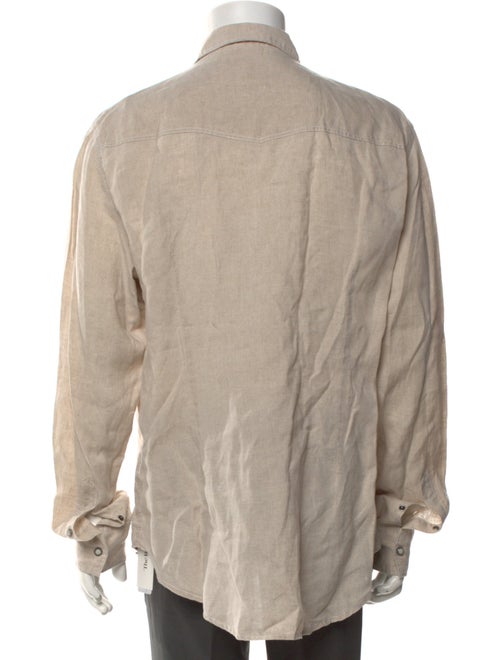 Eleventy Linen Long Sleeve Shirt