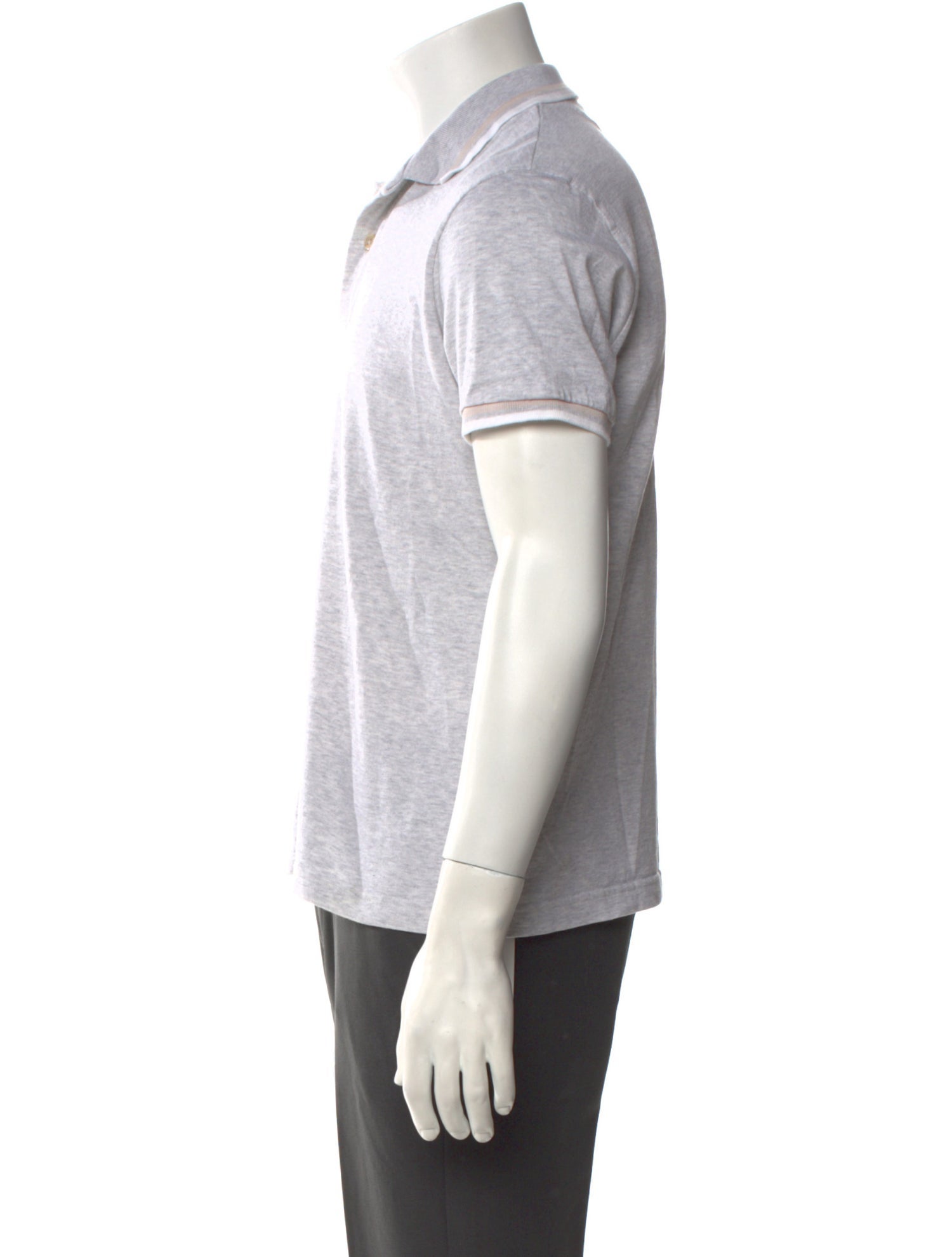 Eleventy Collar Short Sleeve Polo Shirt