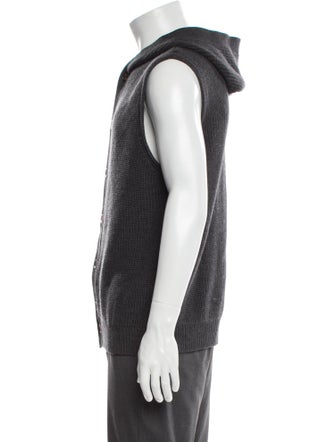 Eleventy Virgin Wool Crew Neck Sweater Vest