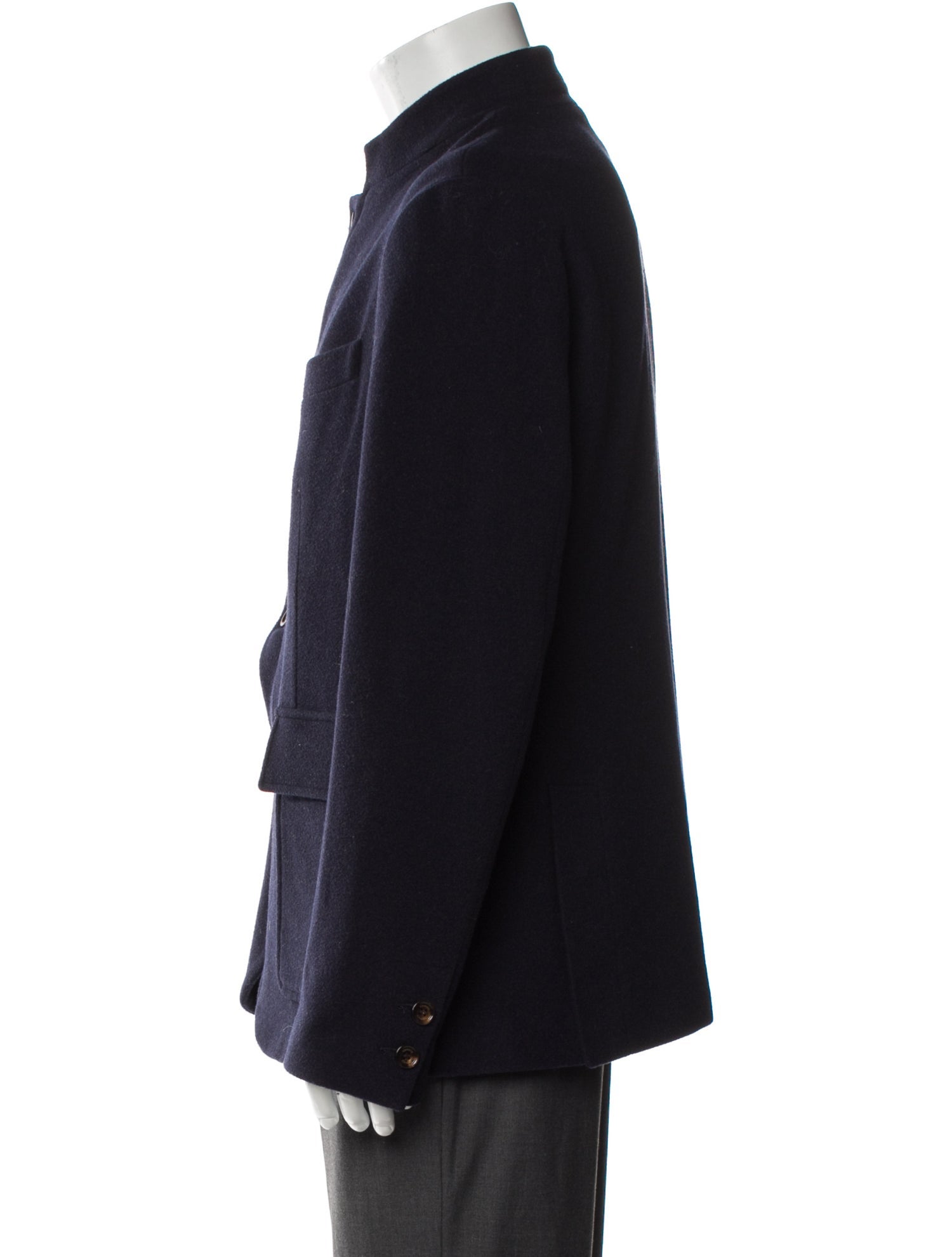 Eleventy Wool Peacoat