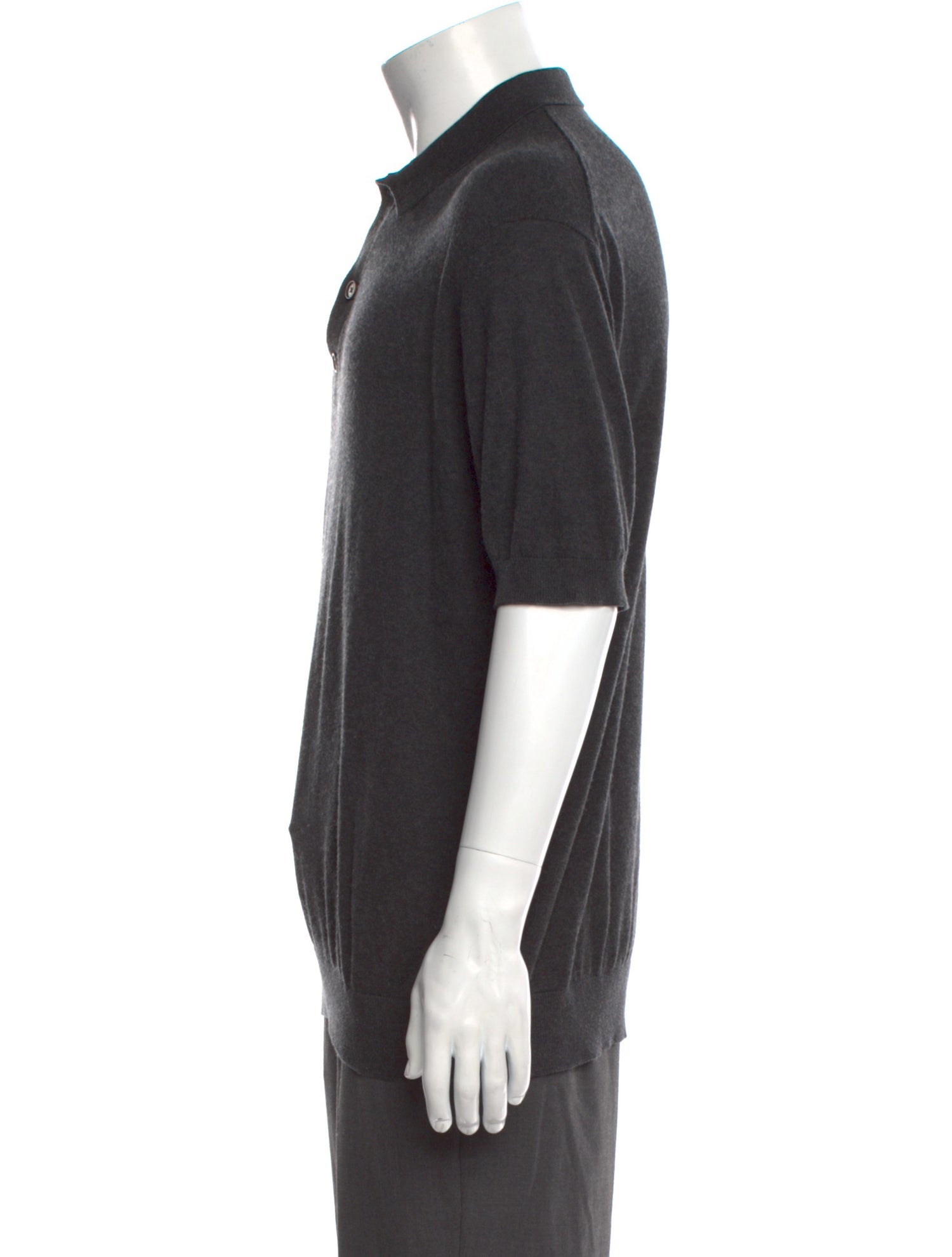 Eleventy Collar Short Sleeve Polo Shirt