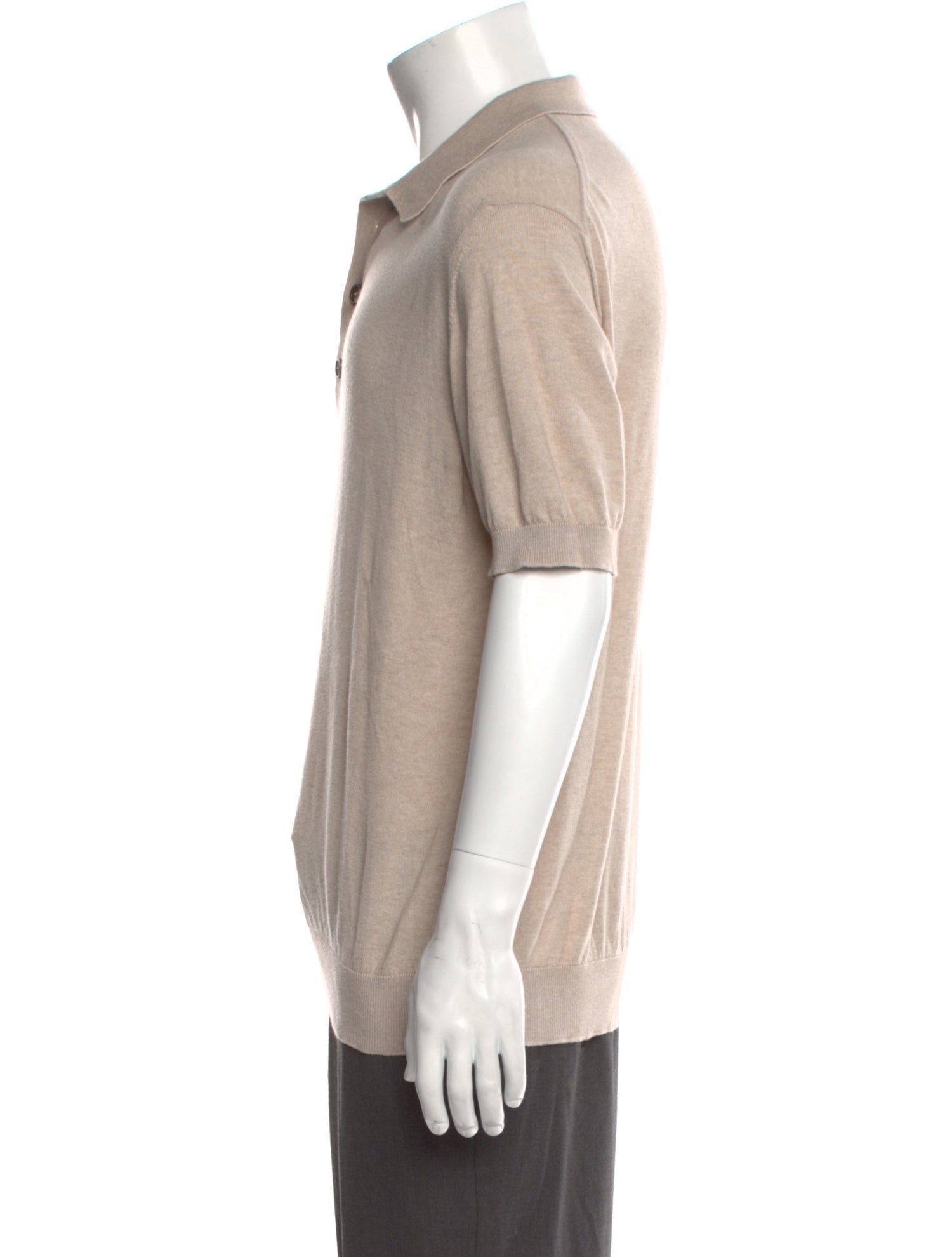 Eleventy Collar Short Sleeve Polo Shirt