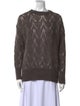 Eleventy Mohair Crew Neck Sweater