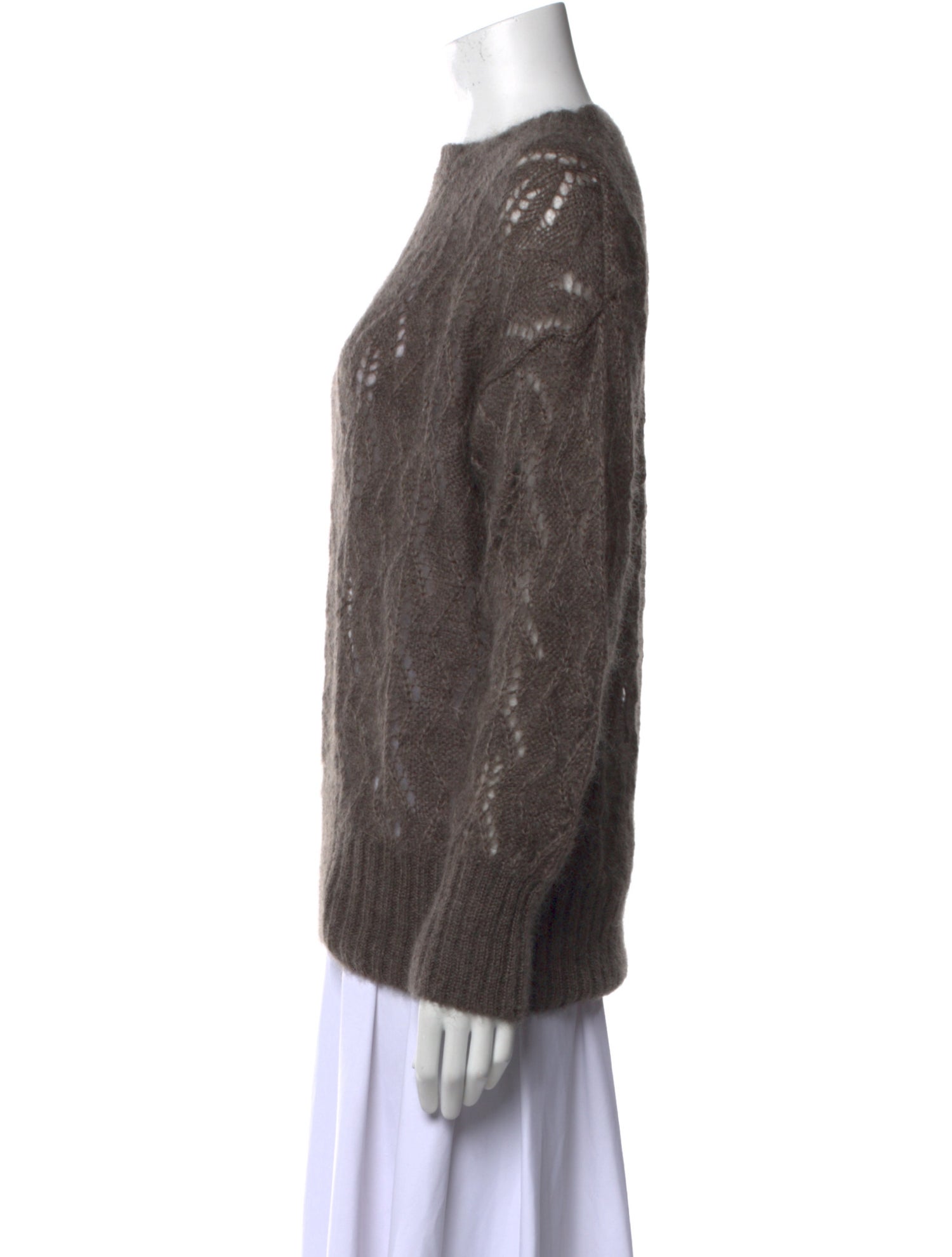 Eleventy Mohair Crew Neck Sweater