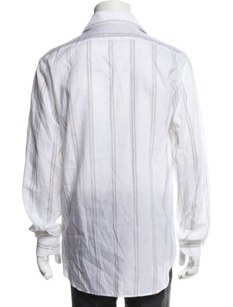 Eleventy Striped Long Sleeve Dress Shirt