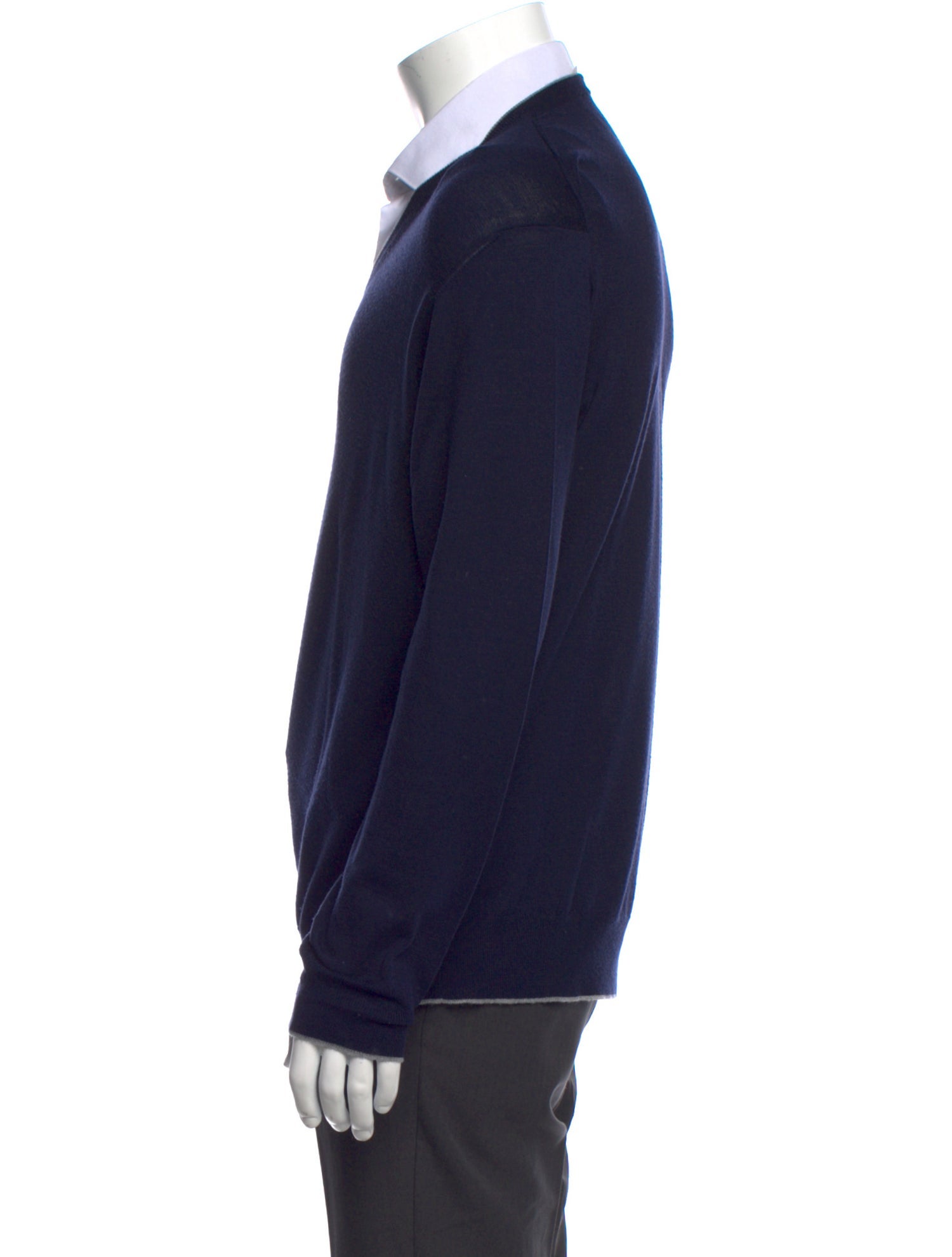 Eleventy Merino Wool V-Neck Pullover