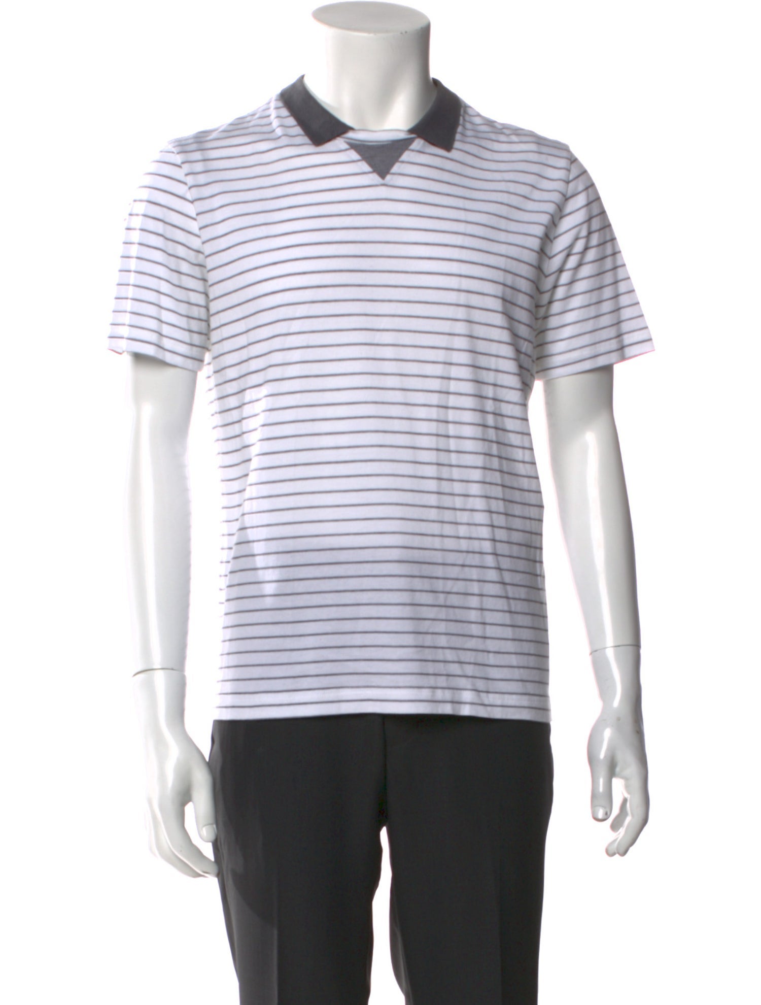 Eleventy Striped Short Sleeve Shirt
