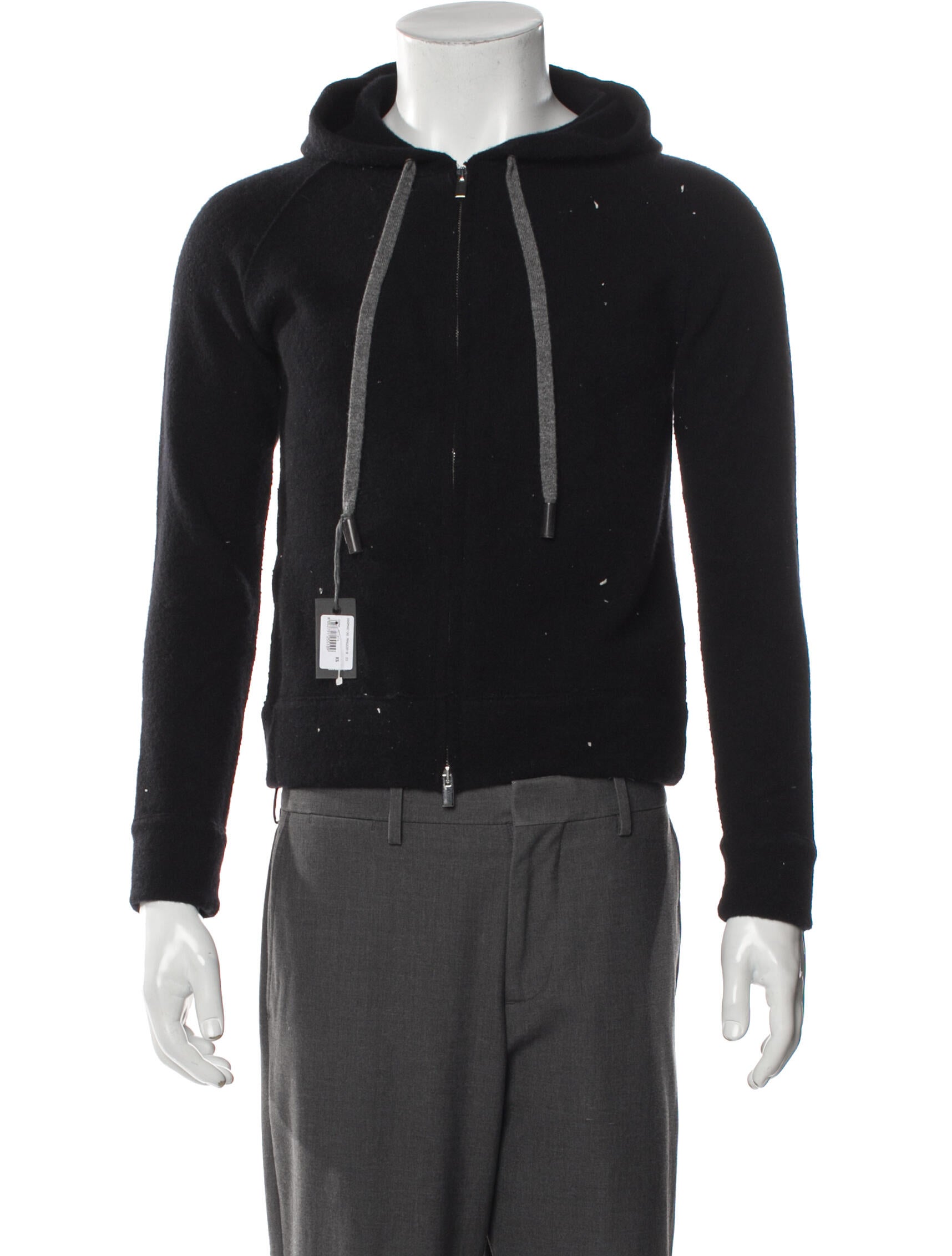 Eleventy Wool Crew Neck Hoodie