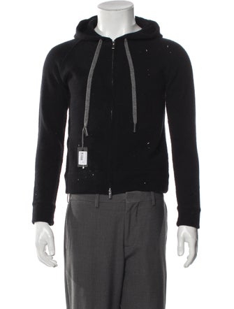 Eleventy Wool Crew Neck Hoodie