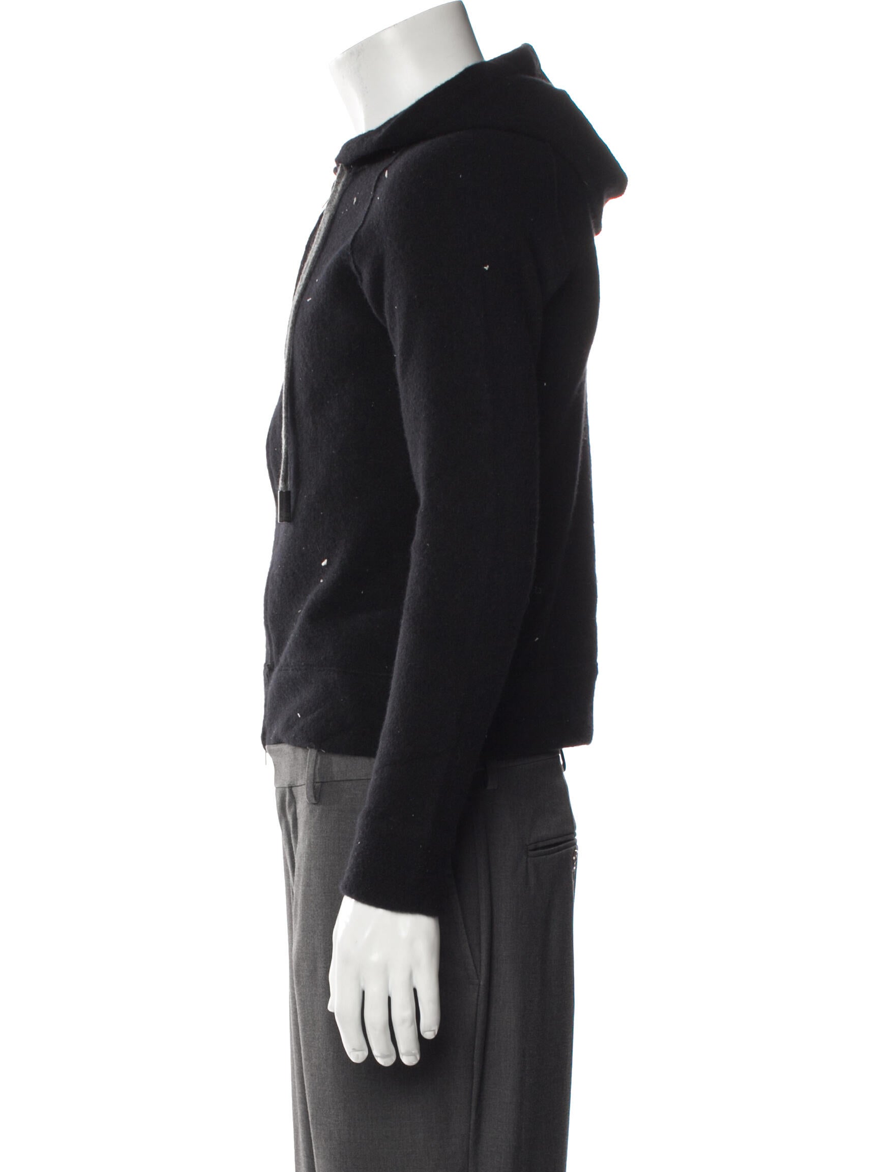 Eleventy Wool Crew Neck Hoodie