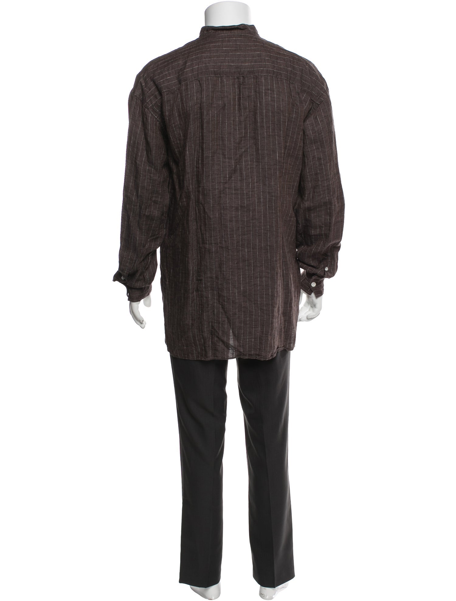 Eleventy Linen Long Sleeve Shirt