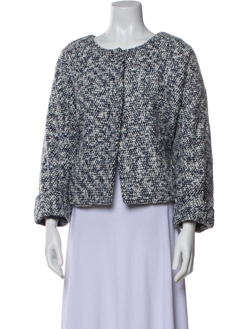 Eleventy Virgin Wool Tweed Pattern Evening Jacket