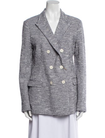 Eleventy Plaid Print Blazer