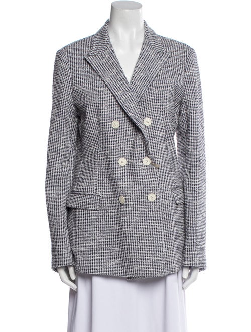 Eleventy Plaid Print Blazer