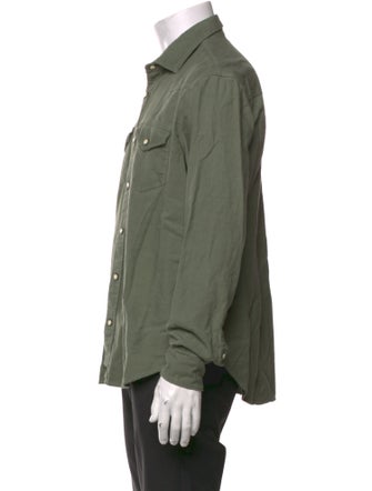 Eleventy Long Sleeve Western Shirt