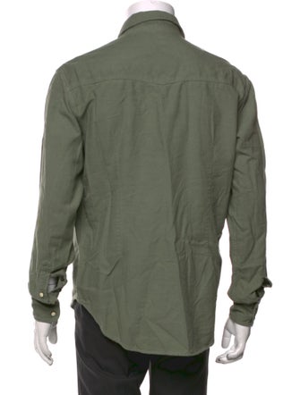 Eleventy Long Sleeve Western Shirt