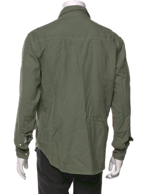 Eleventy Long Sleeve Western Shirt