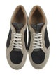 Eleventy Suede Colorblock Pattern Sneakers