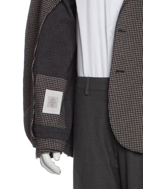 Eleventy Houndstooth Print Blazer