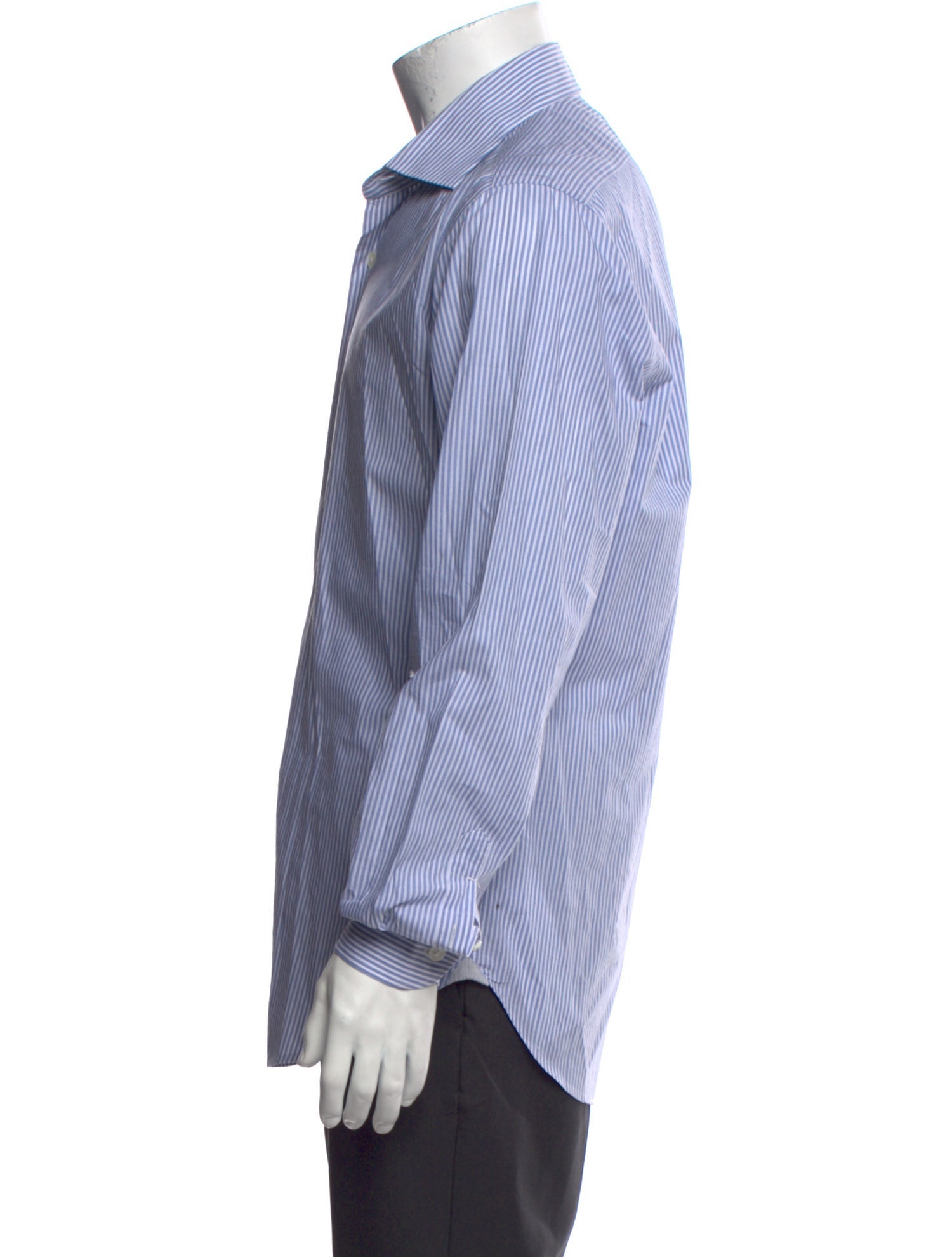 Eleventy Striped Long Sleeve Dress Shirt