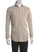 Eleventy Striped Long Sleeve Shirt
