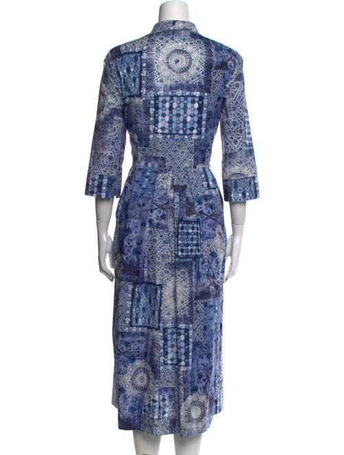 Eleventy Printed Long Dress