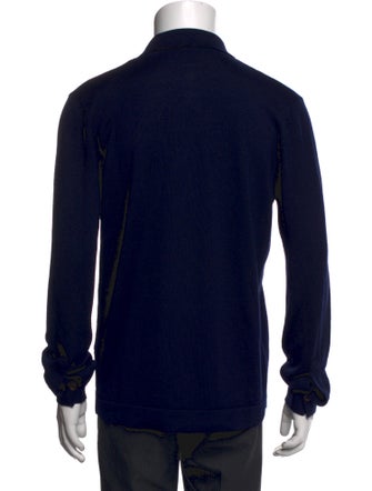 Eleventy Wool Collar Cardigan