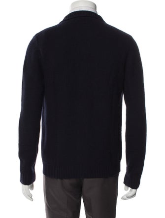 Eleventy Wool V-Neck Cardigan