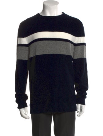 Eleventy Striped Crew Neck Pullover