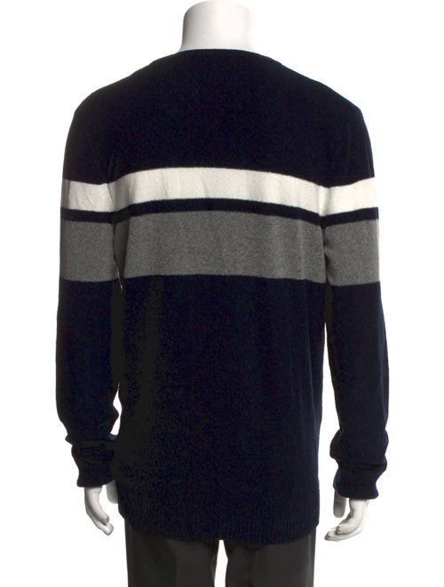 Eleventy Striped Crew Neck Pullover
