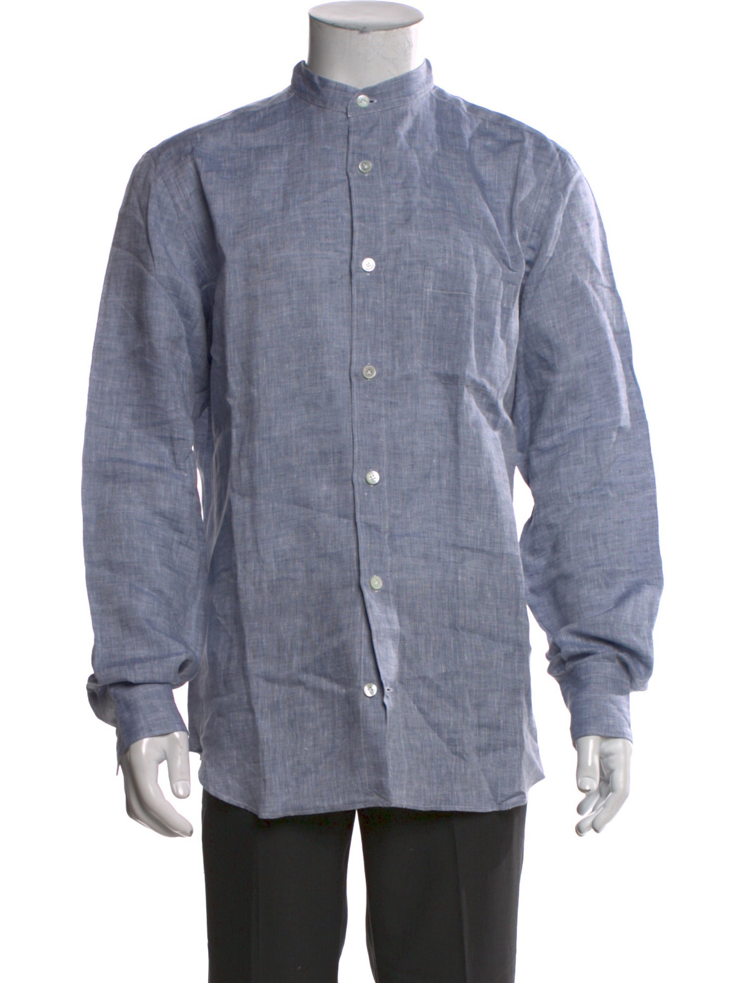 Eleventy Linen Long Sleeve Shirt
