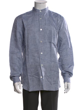 Eleventy Linen Long Sleeve Shirt