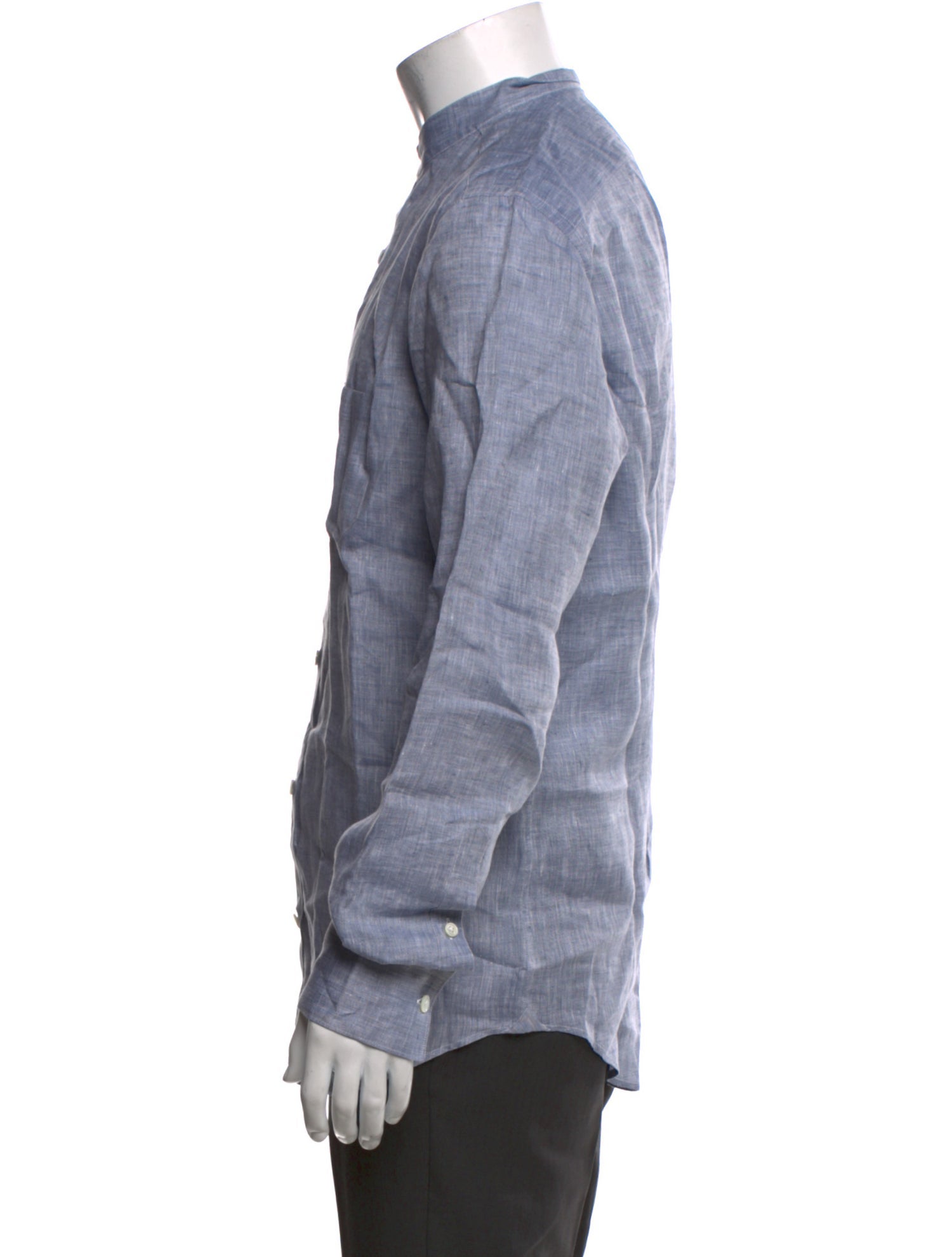 Eleventy Linen Long Sleeve Shirt