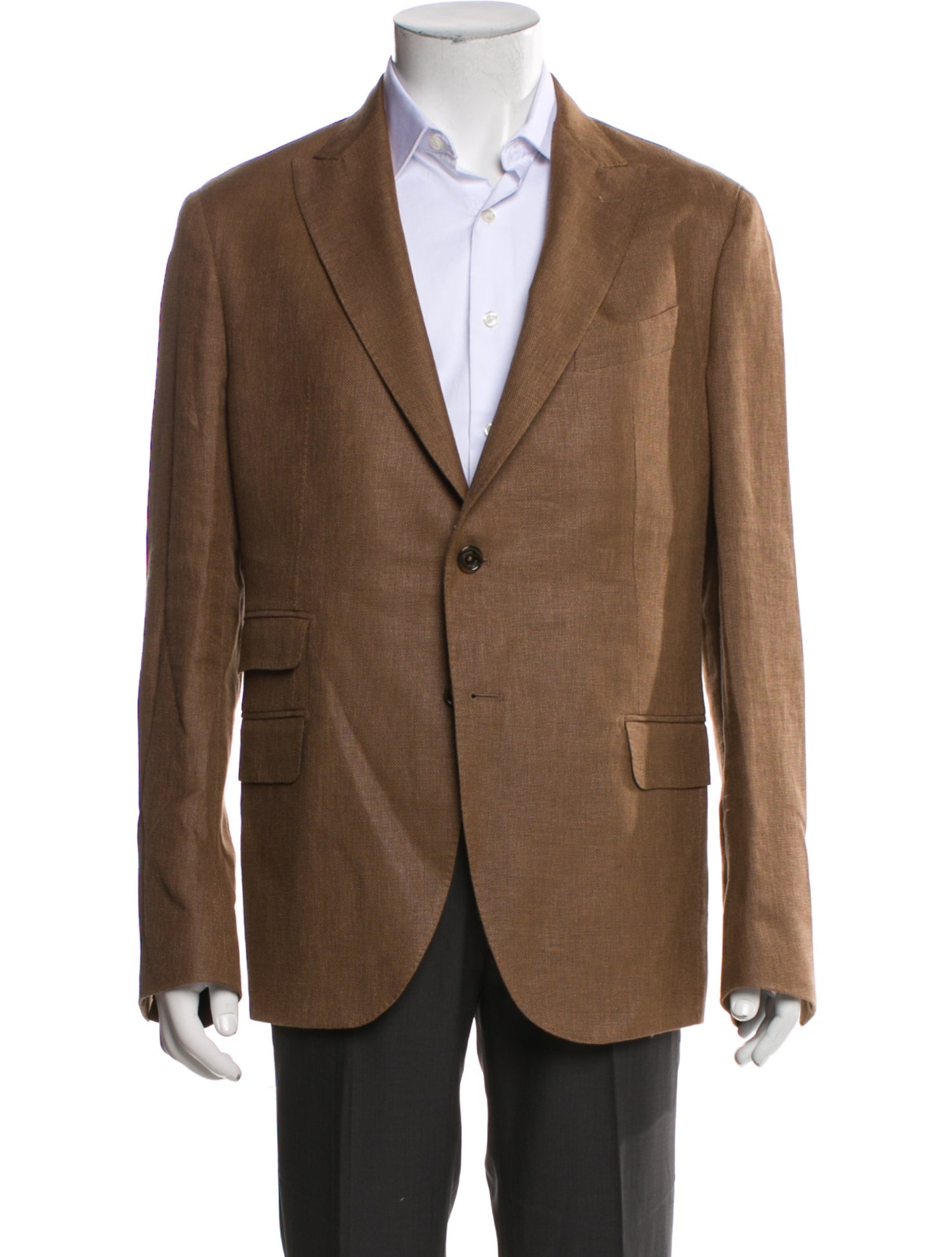 Eleventy Linen Overcoat